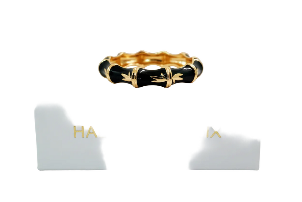 Bracelet Noir & Blanc alternés – Halisah Bijoux