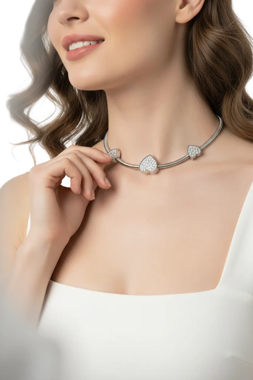 Collier avec plus de profondeur et visibilité