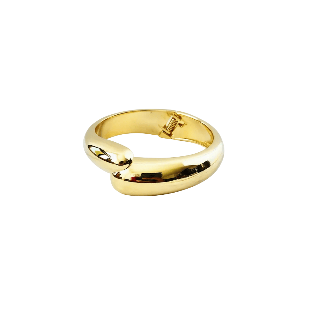 Halisah bijoux   Bracelet jonc doré femme Acier inoxydable  anti ternissement  halisah bijoux  