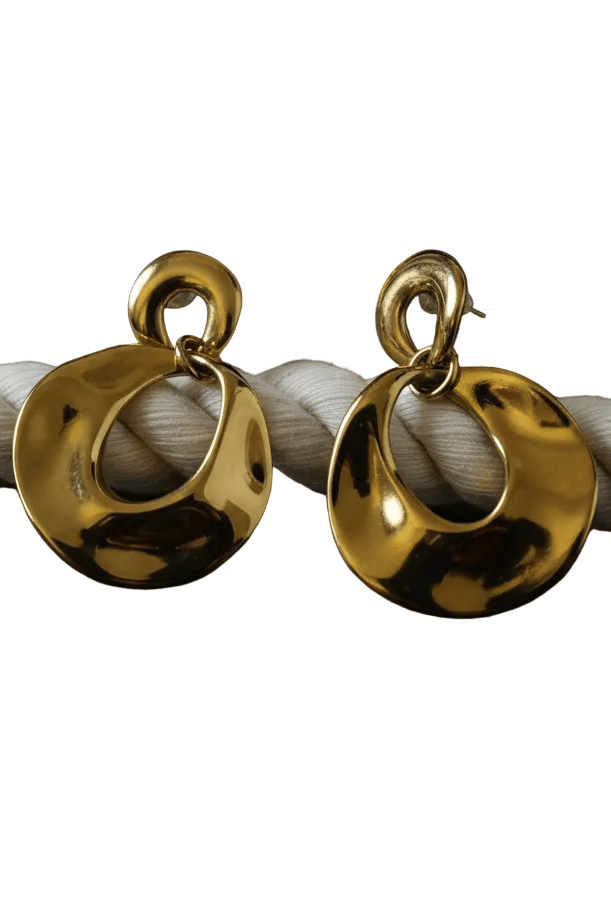Halisah bijoux Créoles Minimalistes  Acier Inoxydable Hypoallergénique femme