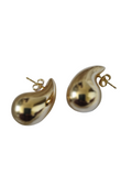 Boucles d'oreilles goutte d'eau  acier inoxydable