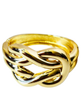 Bracelet Manchette Dorée – Acier Inoxydable Femme