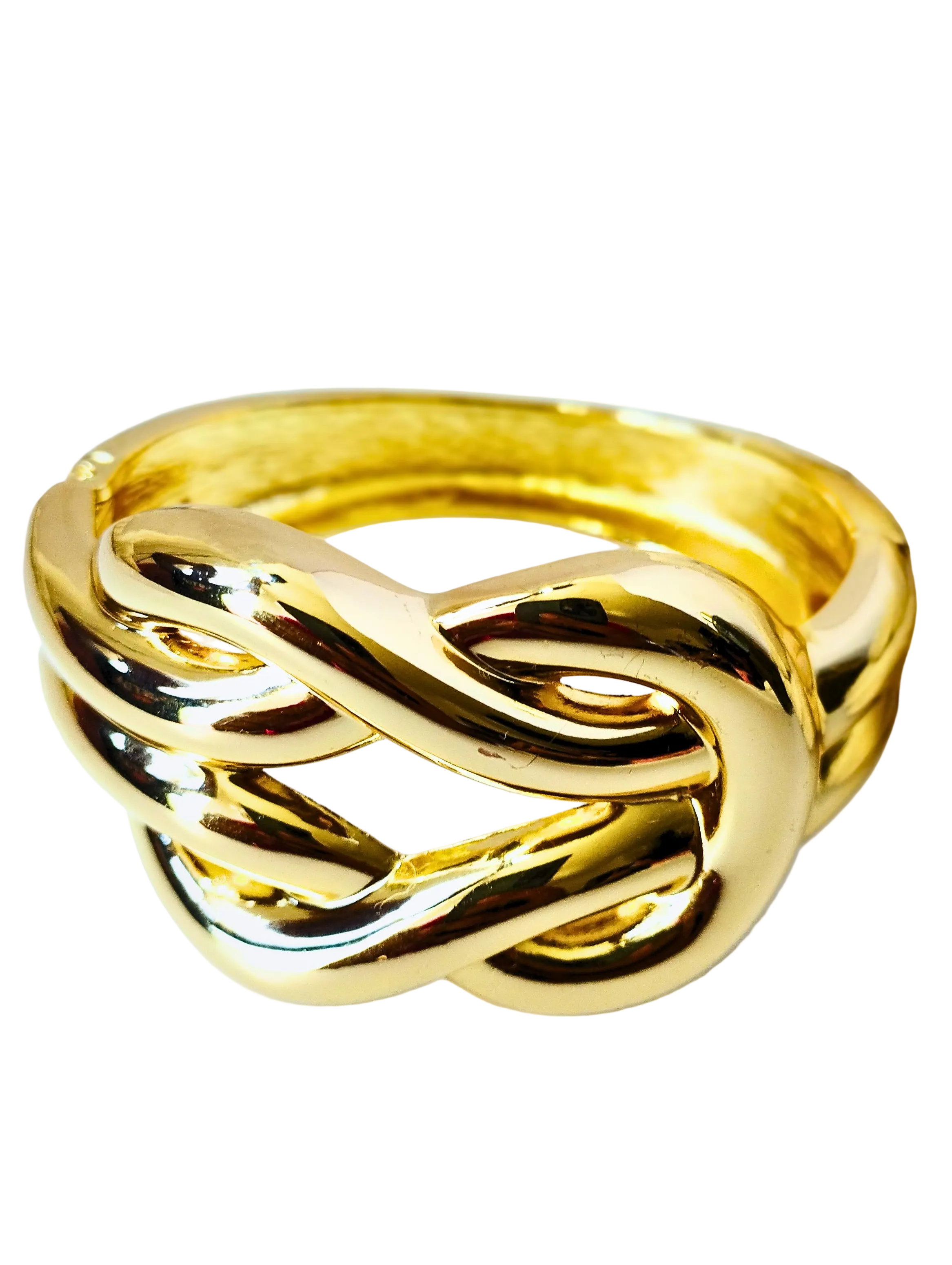 Bracelet Manchette Dorée – Acier Inoxydable Femme