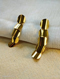 Boucles d'oreilles tendance en acier inoxydable femmes