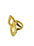 Bague en acier inoxydable 18 k femmes