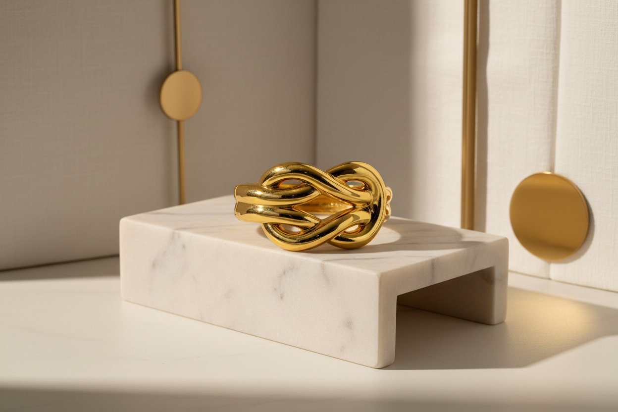 Scène joaillerie - Bracelet sur présentoir
