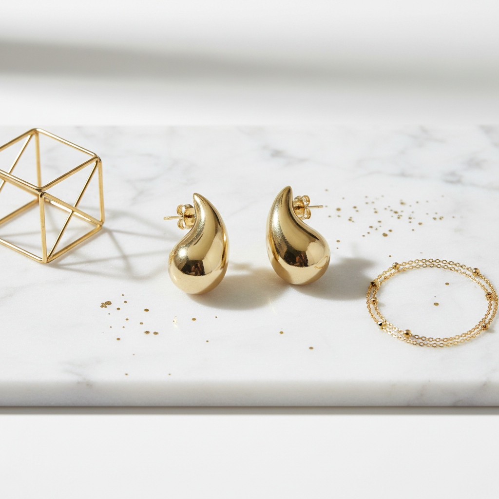 Scène joaillerie fond blanc